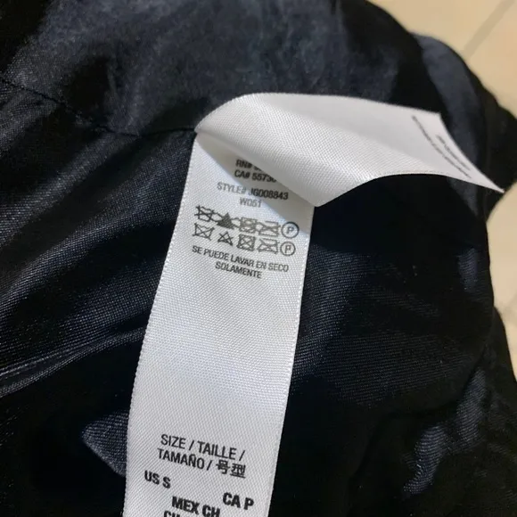 0516 Juicy Couture black sequin open jacket S