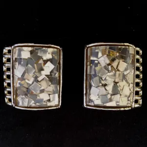 1950s PAM Lucite Confetti Earrings
