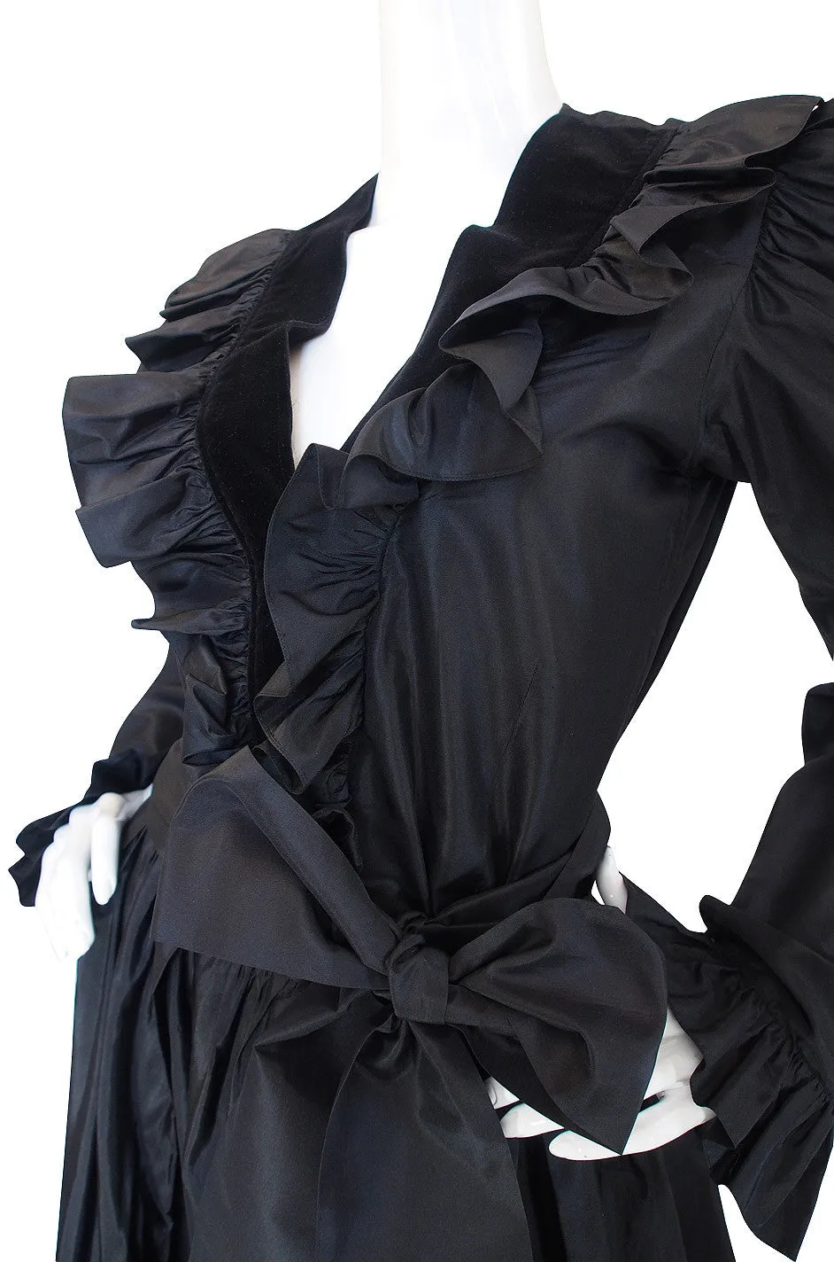 1978 Important Silk Taffeta Yves Saint Laurent Set