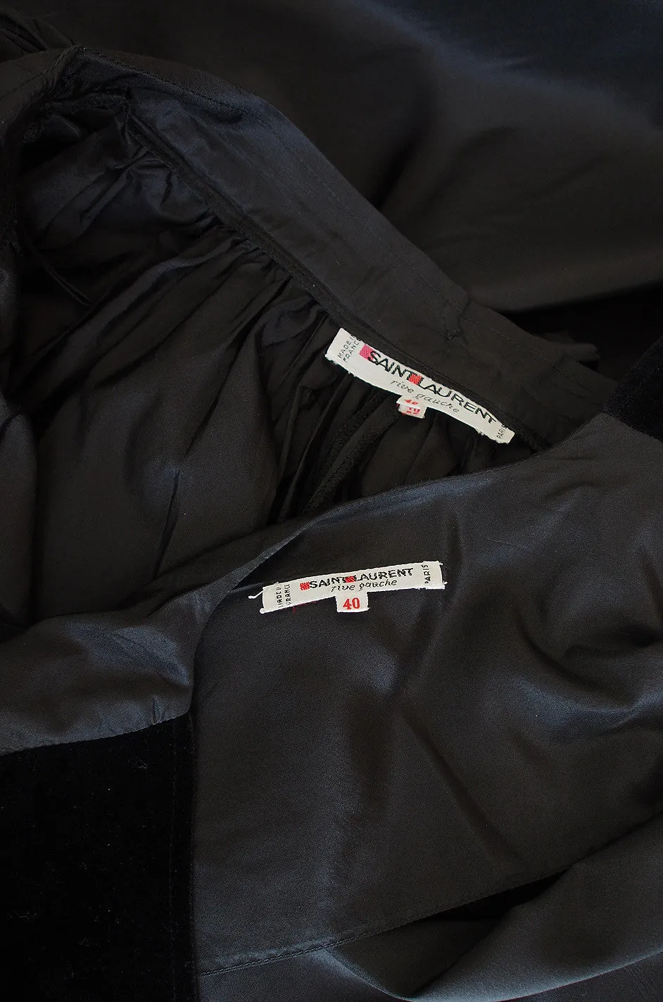 1978 Important Silk Taffeta Yves Saint Laurent Set
