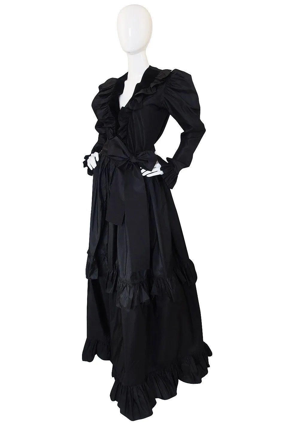 1978 Important Silk Taffeta Yves Saint Laurent Set