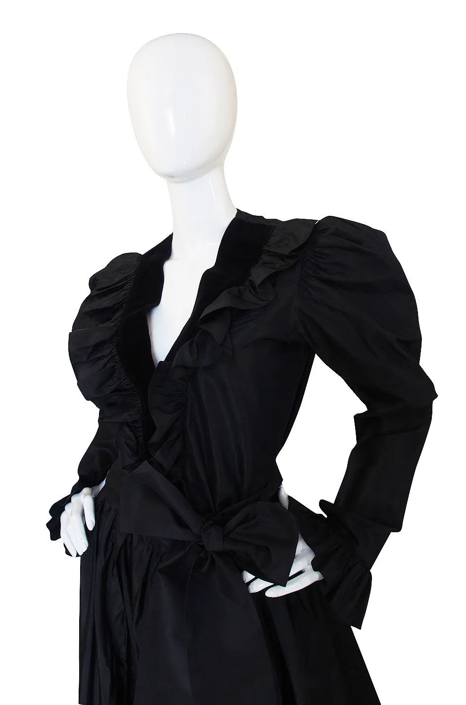 1978 Important Silk Taffeta Yves Saint Laurent Set