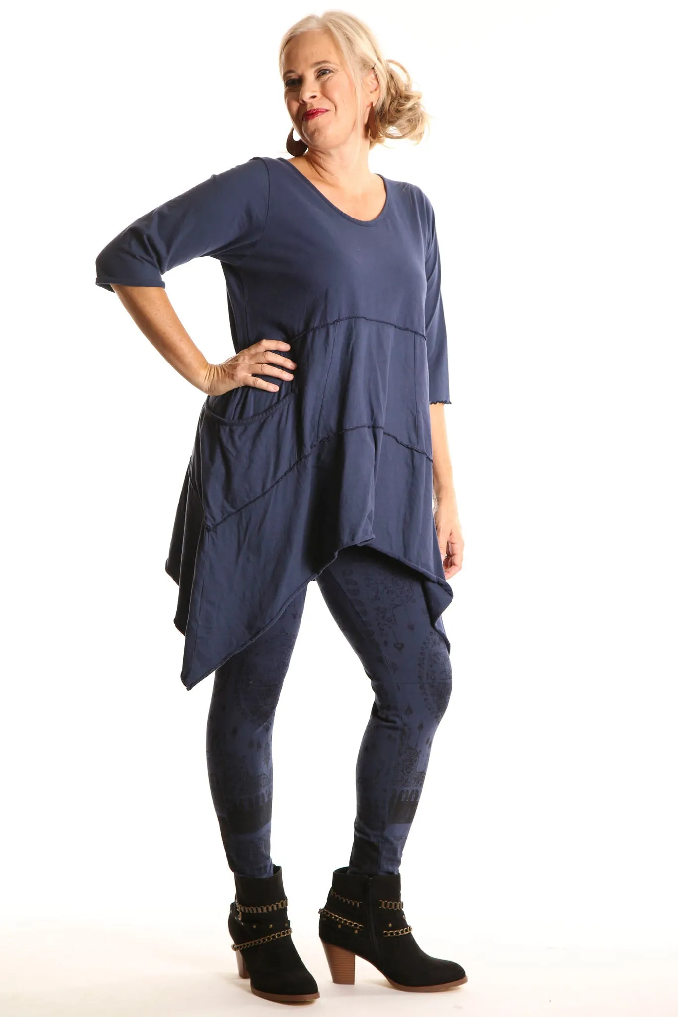 2222 Vector Tunic Mood Indigo-U