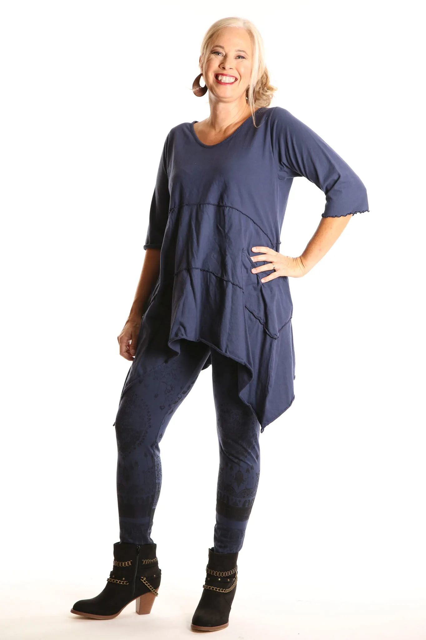 2222 Vector Tunic Mood Indigo-U