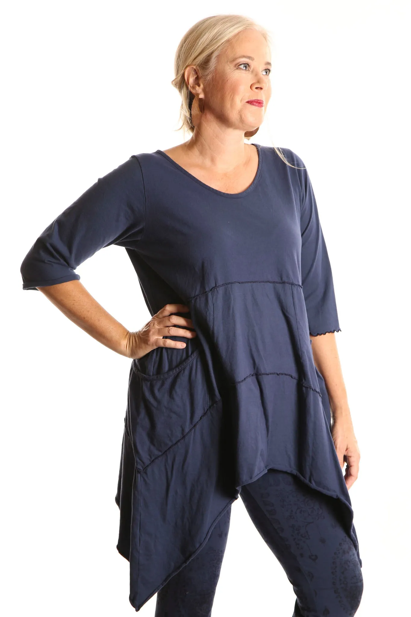 2222 Vector Tunic Mood Indigo-U