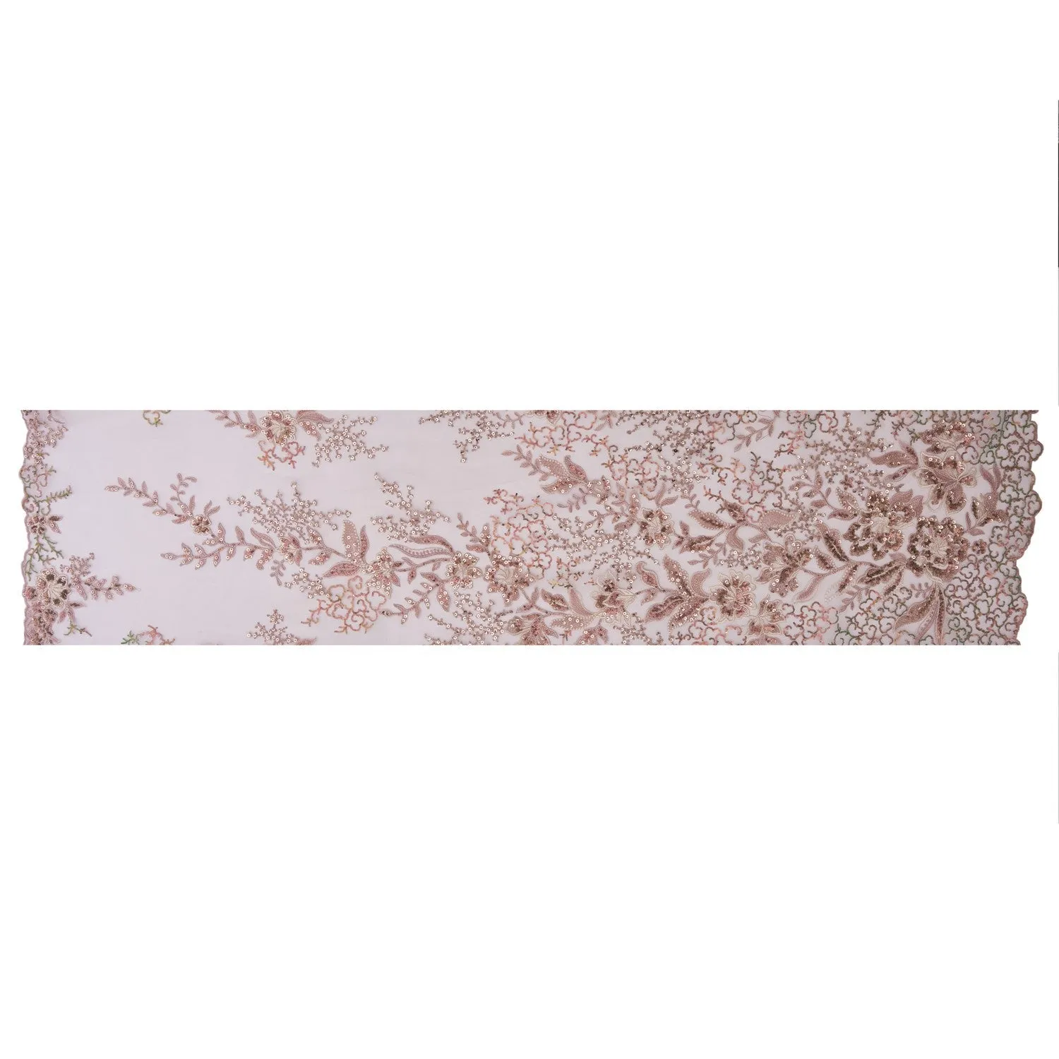 3445 COLORED SEQUINED FABRIC