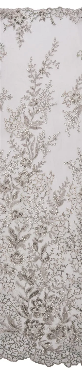 3445 COLORED SEQUINED FABRIC