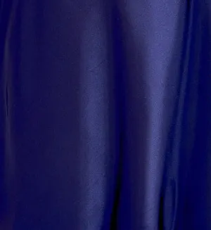 4510- Satin long PJ with lace