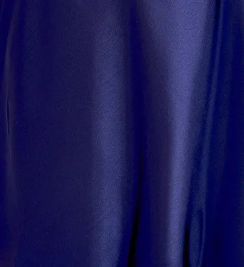 4510- Satin long PJ with lace