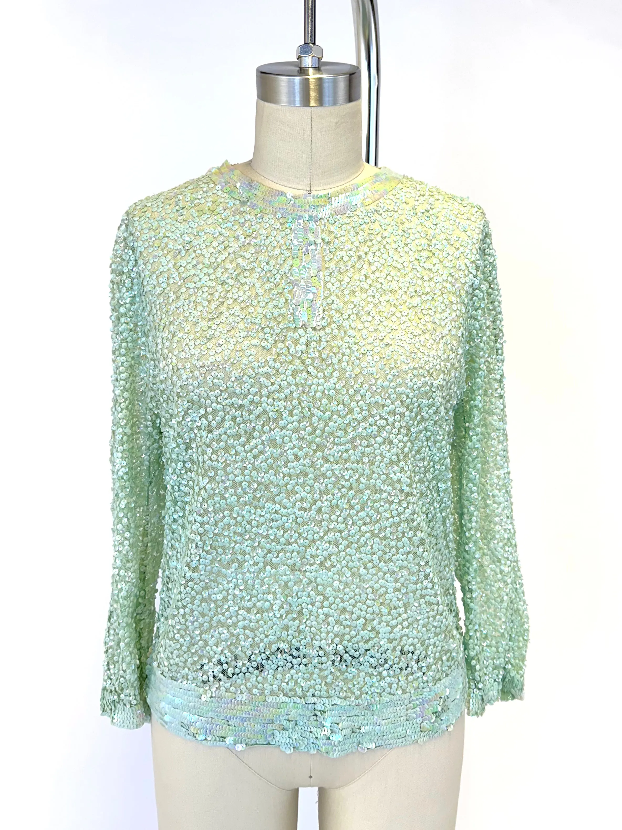 50s Odette Cheny Paris Sequin Top