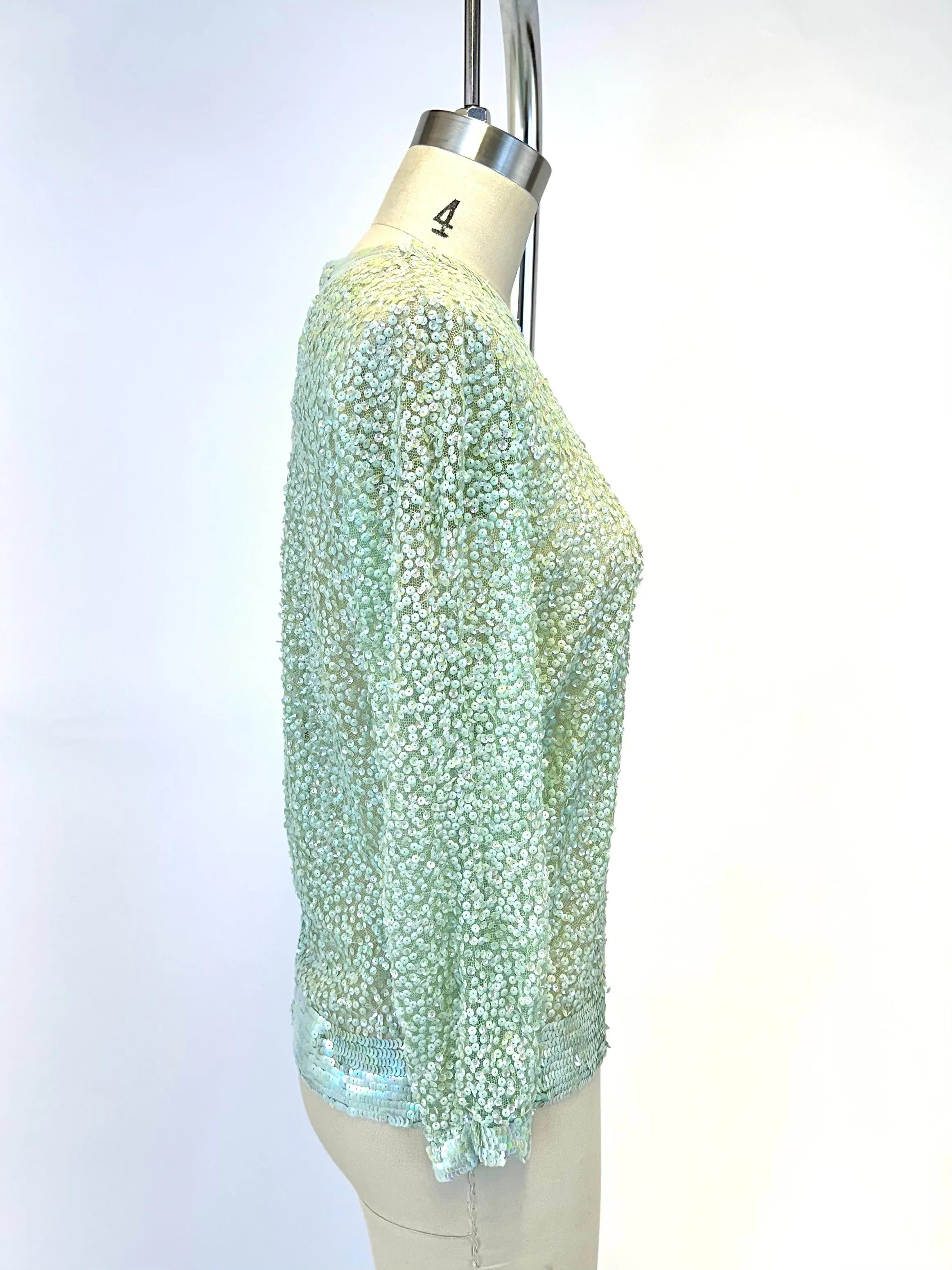 50s Odette Cheny Paris Sequin Top
