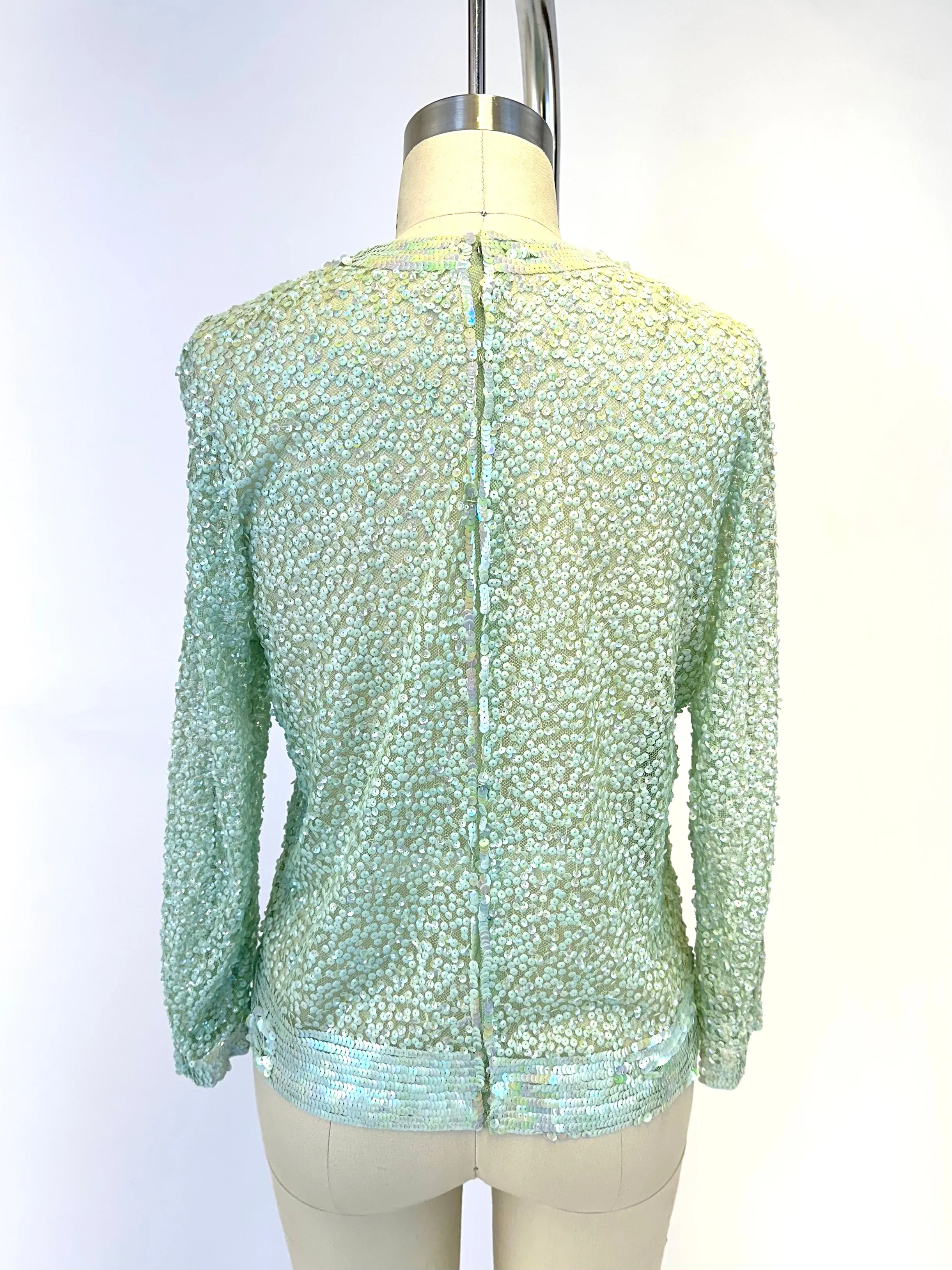 50s Odette Cheny Paris Sequin Top