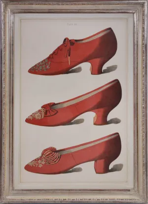 A Group of Four Ladies' Dress Shoes of the Nineteenth Century.