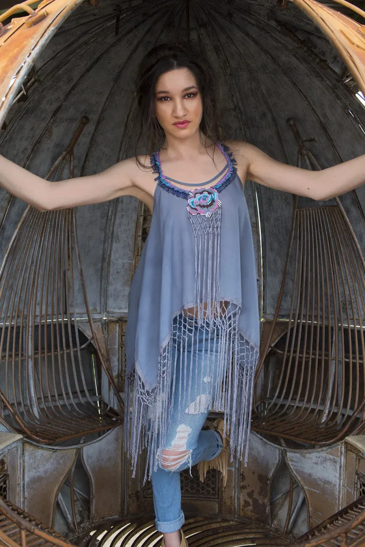 'ACL' Fringe Poncho