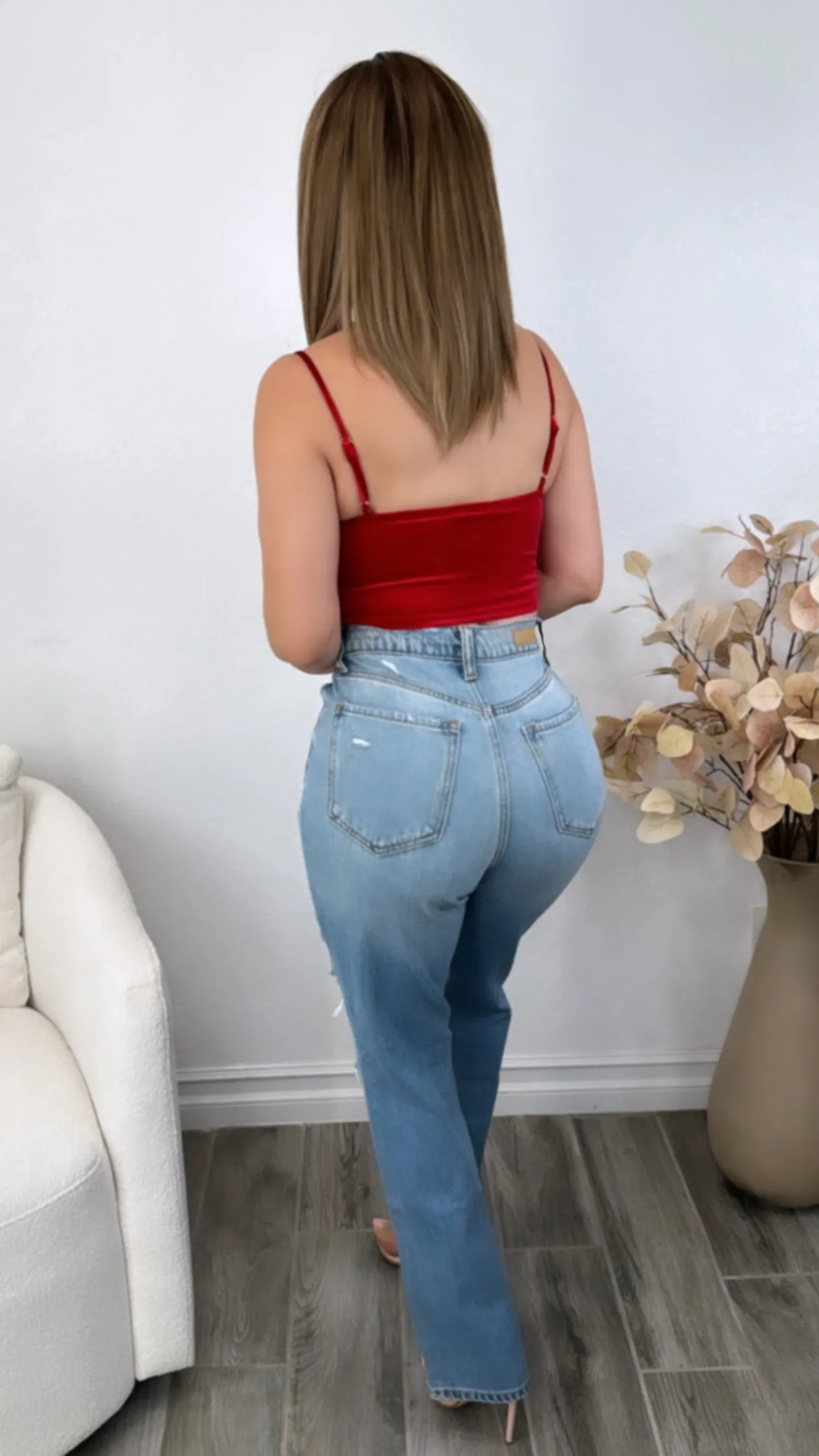 ADRIENNE RED TOP