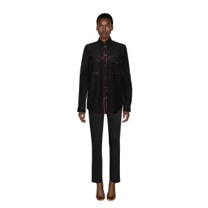 ALEXANDER ARUTYUNOV Black Denim Shirt | Size US 2
