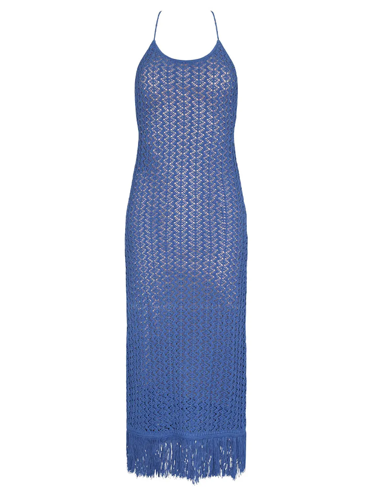 Ali Blue Knitted Dress ::RET