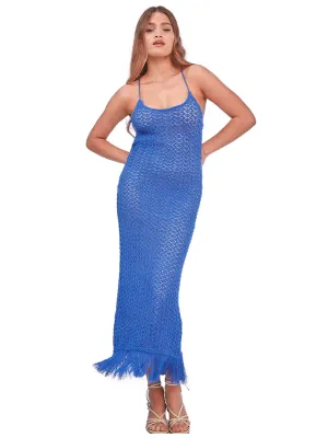 Ali Blue Knitted Dress ::RET