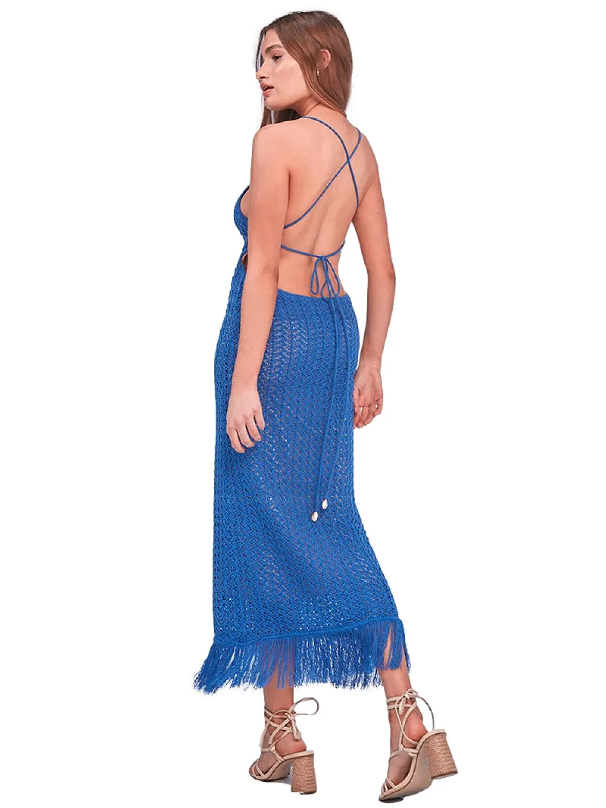 Ali Blue Knitted Dress ::RET