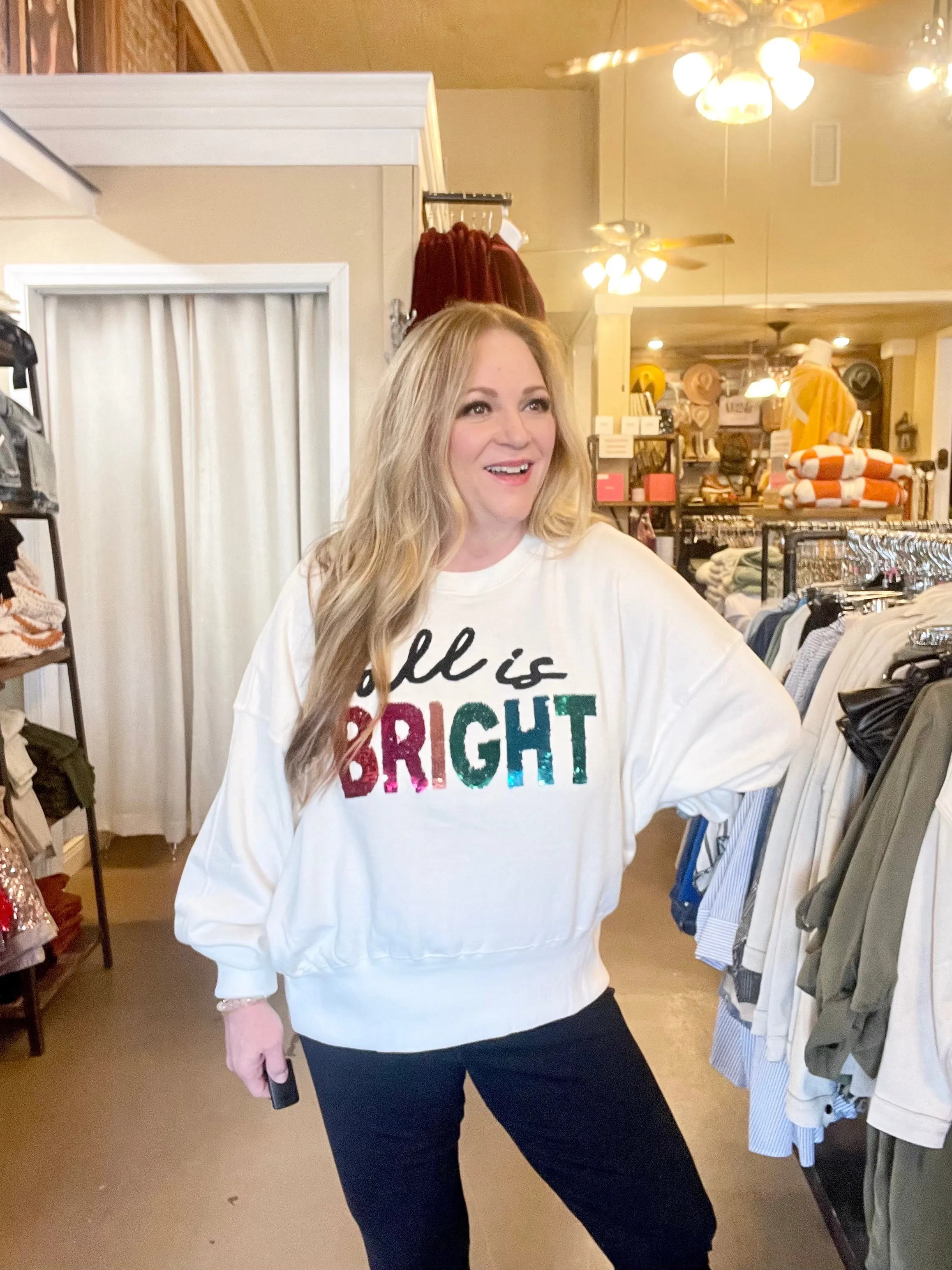 All Is Bright Sweatshirt