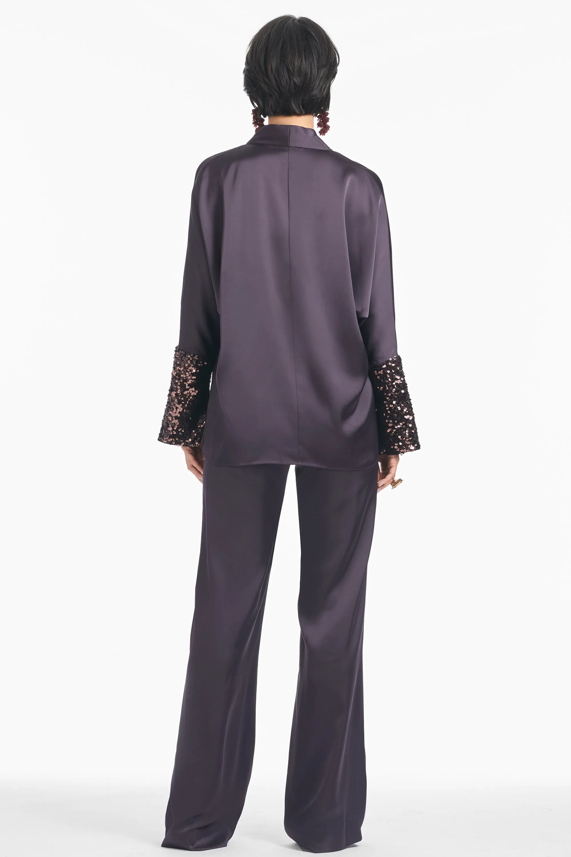Alli Pant - Plum - Final Sale