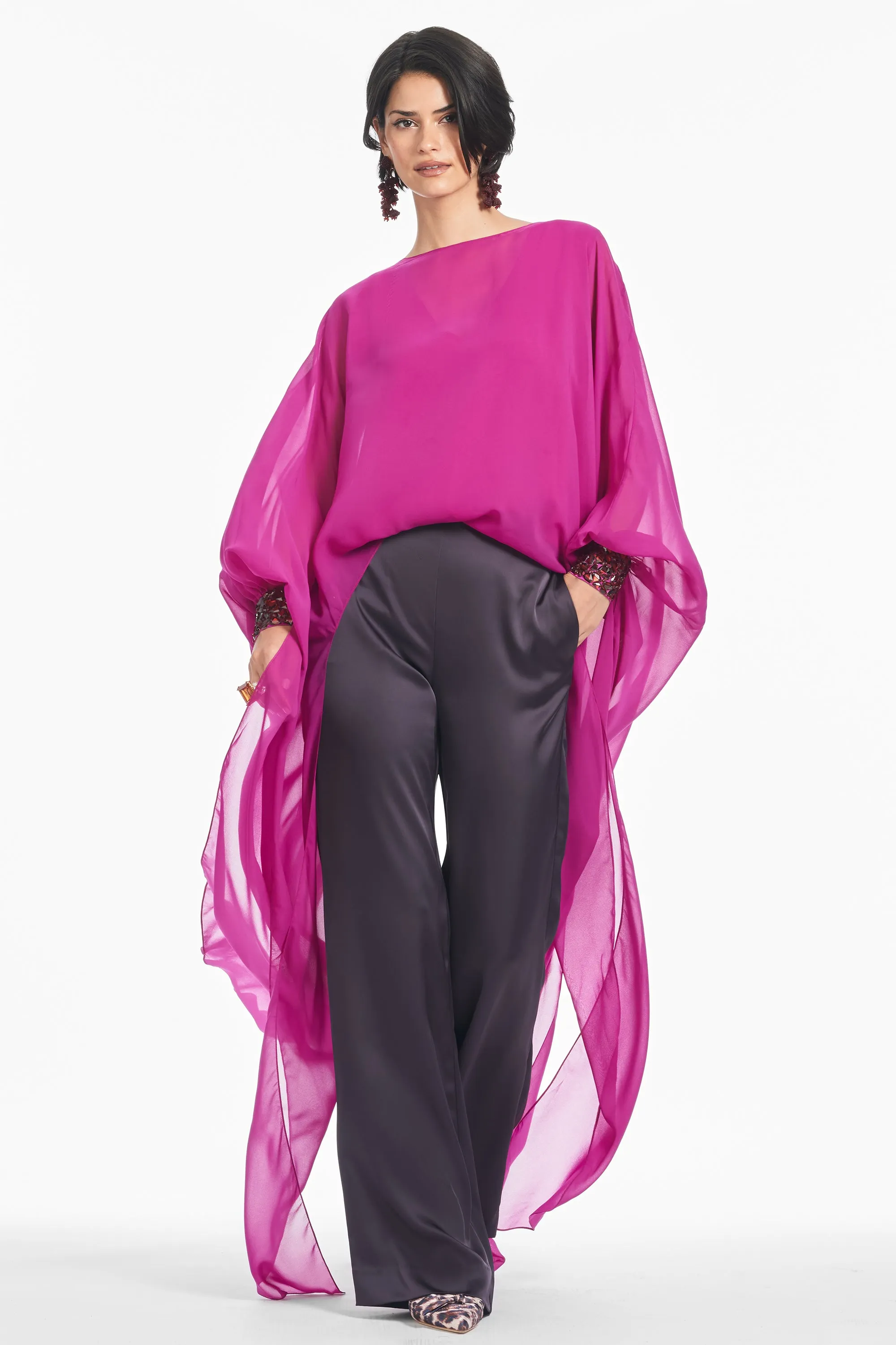 Alli Pant - Plum - Final Sale