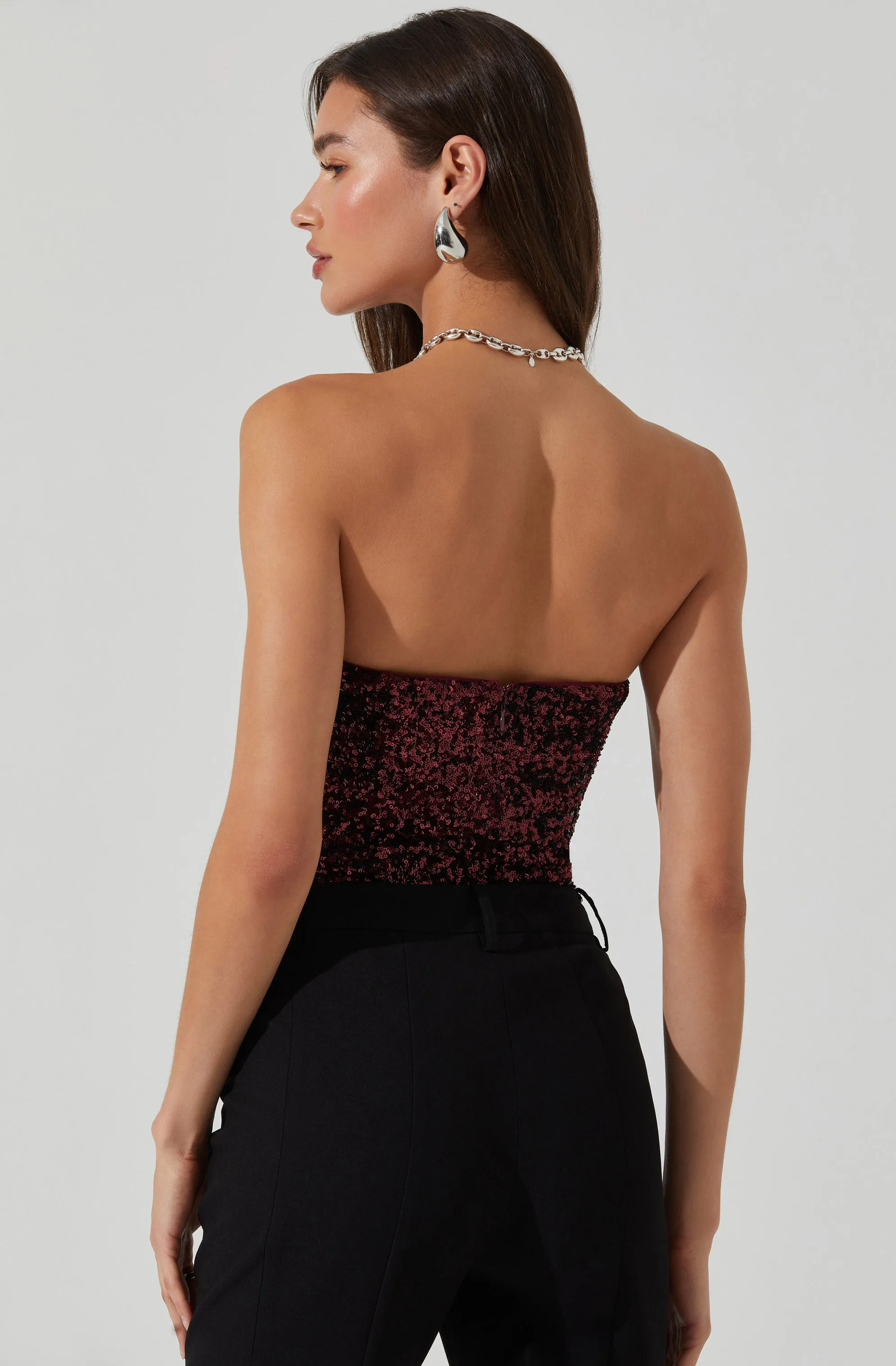 Arista Sweetheart Sequin Top
