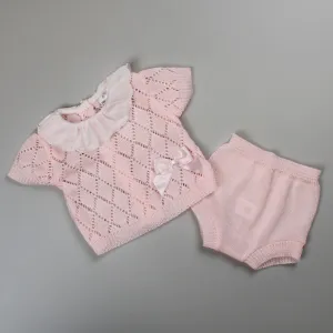 Baby Girl Two Piece Outfit - Pink - Pex Tara