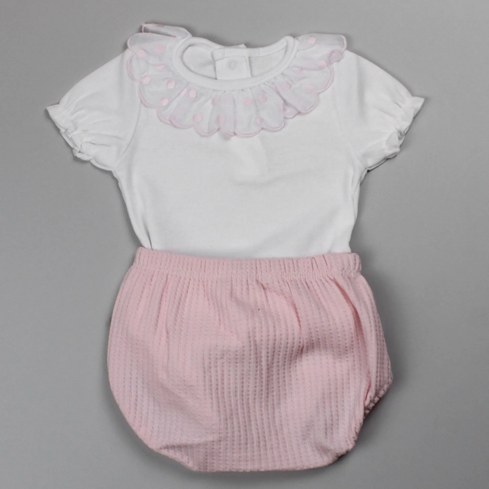 Baby Girls Cotton Vest and Jam Pants Set - Calamaro 16044 & 19107