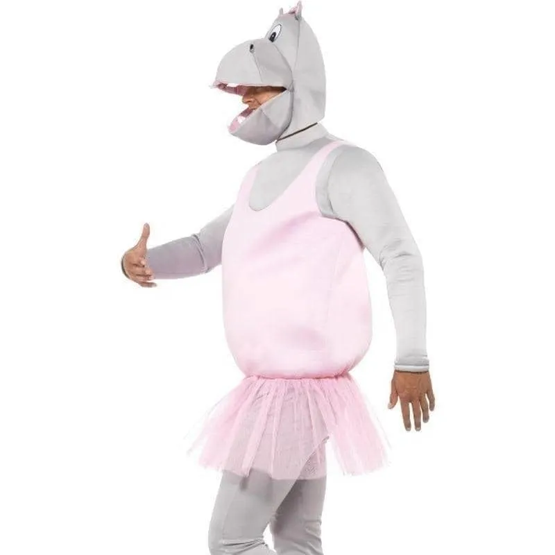 Ballerina Hippo Costume for Adults