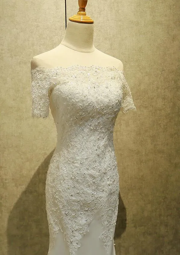Beautiful Lace Mermaid Wedding Gowns, Wedding Party Dress, Bridal Gowns