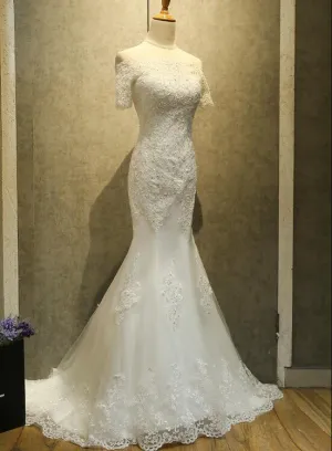 Beautiful Lace Mermaid Wedding Gowns, Wedding Party Dress, Bridal Gowns