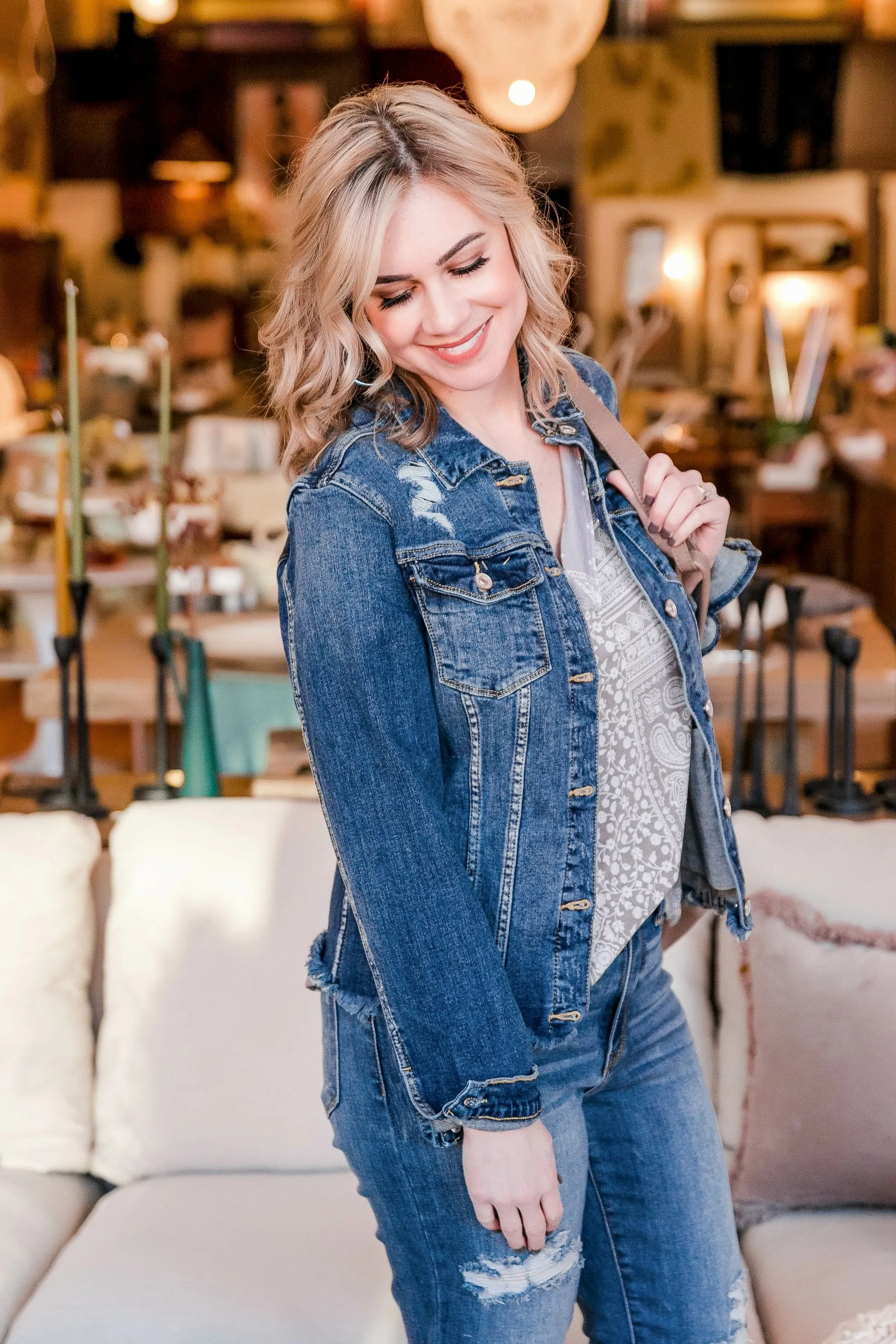 Best Friends For Life Denim Jacket