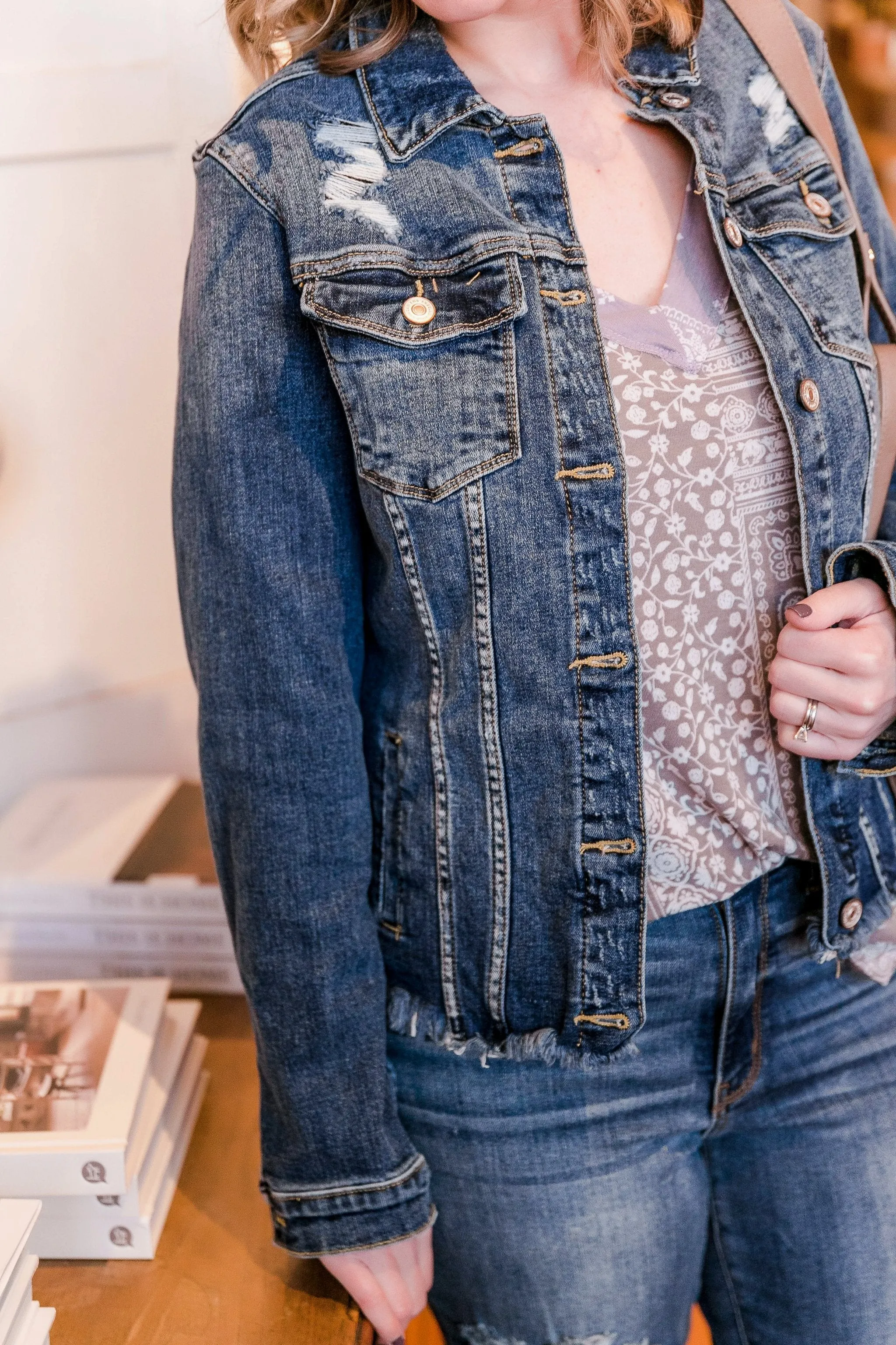 Best Friends For Life Denim Jacket