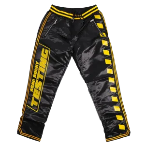 BLACK ASAP TESTING SATIN PANTS