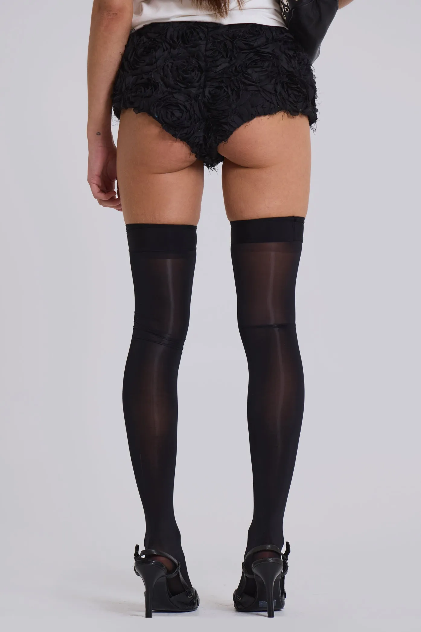Black Roses Mini Bloomer Shorts