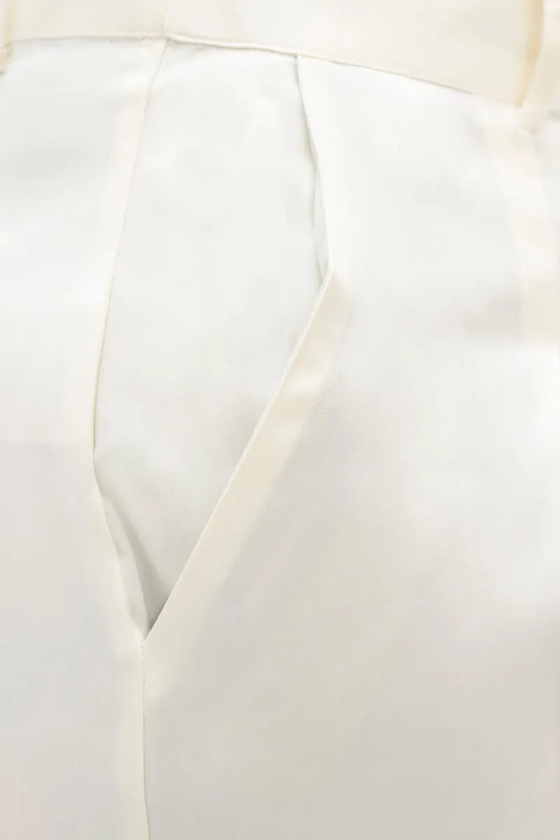 Branson  - Wide Leg Pants - Pearl