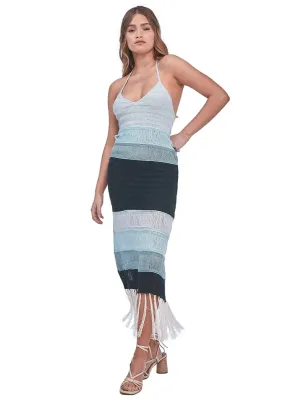 Cameron Blue Knitted Dress ::RET