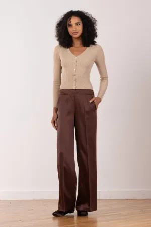 CARLA Satin Brown