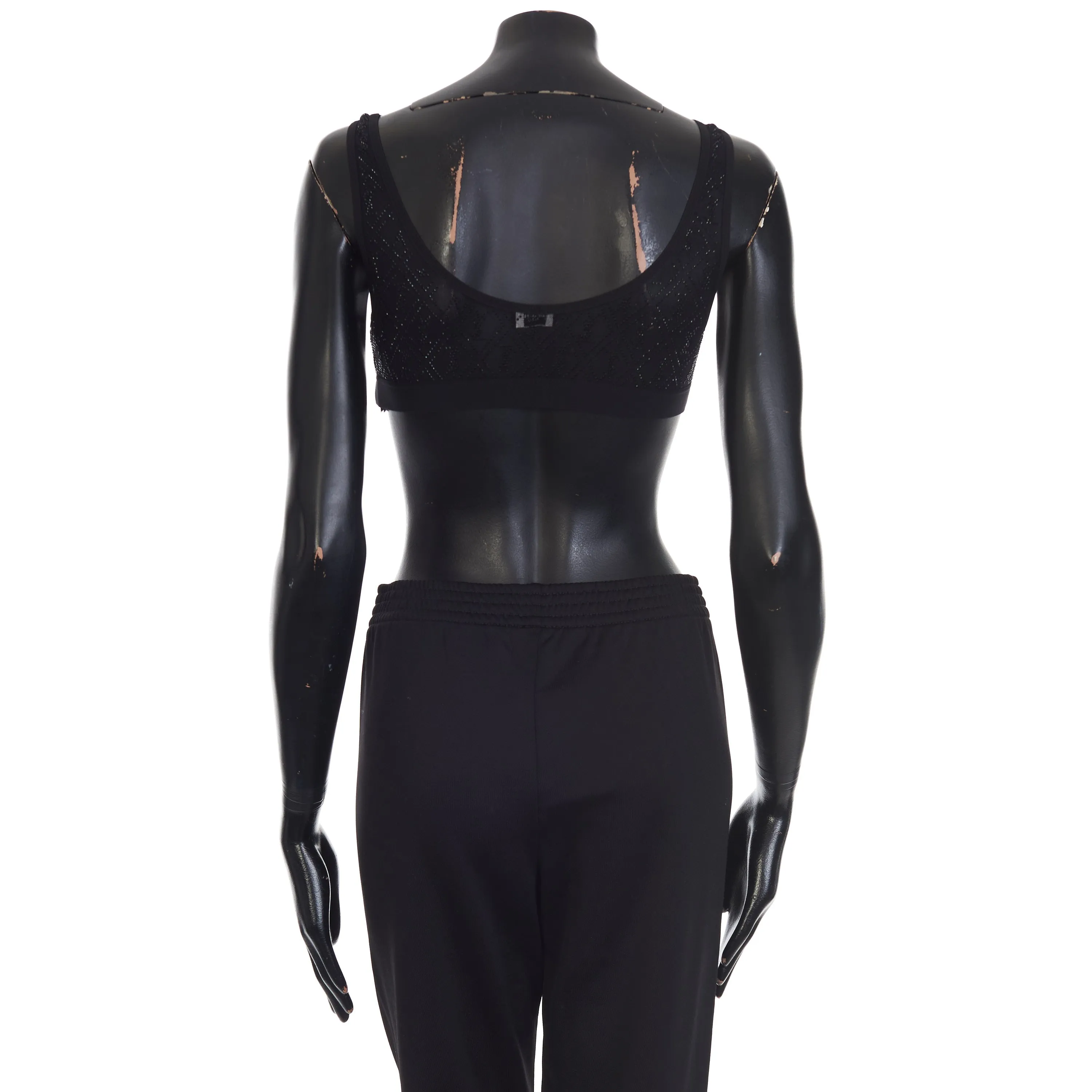 Cassandre Bralette In Tulle Jersey And Rhinestones