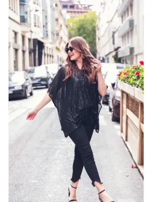 Celebrity Sequin Top Jess lea
