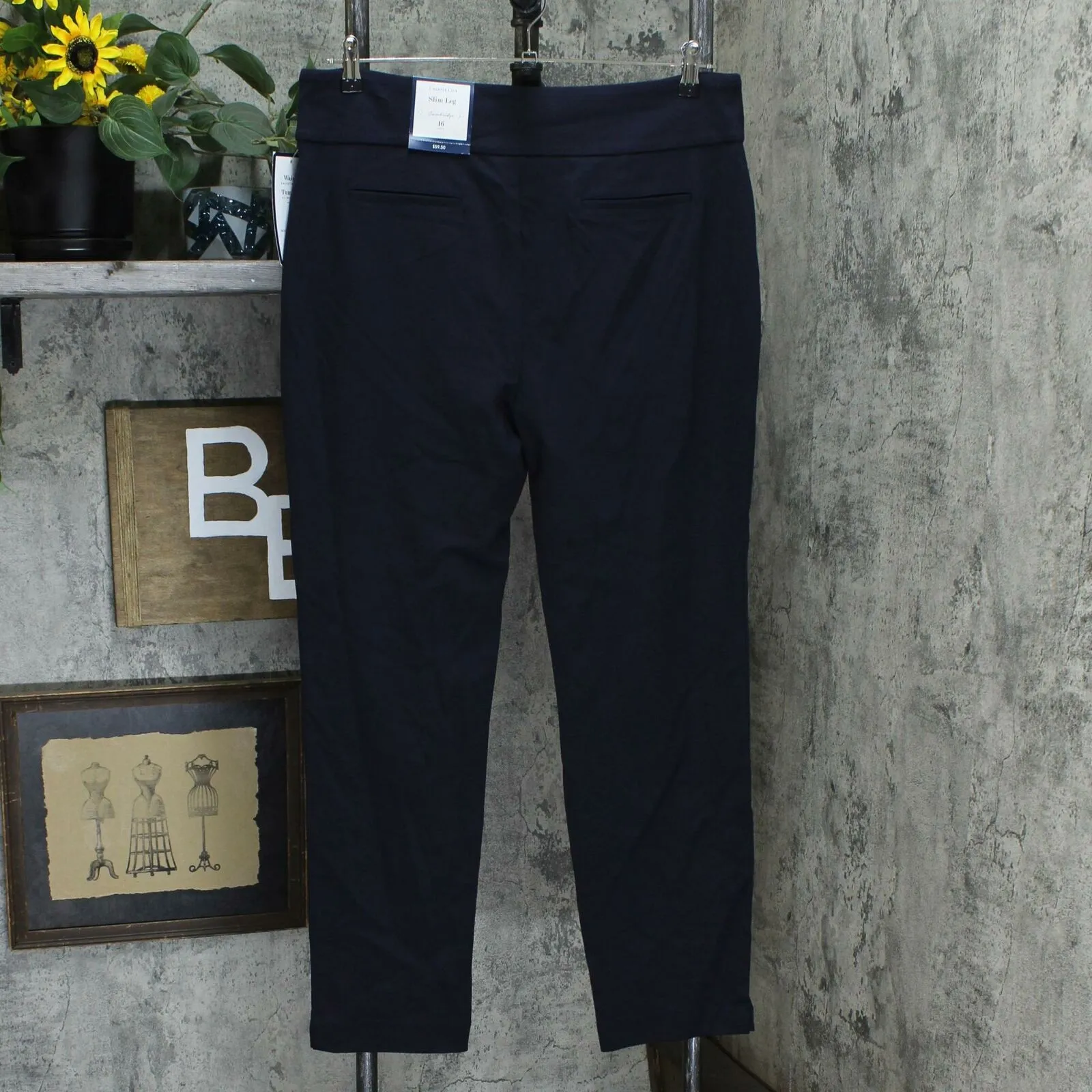 Charter Club Women's Cambridge Slim Leg Pull On Ponte Knit Pants