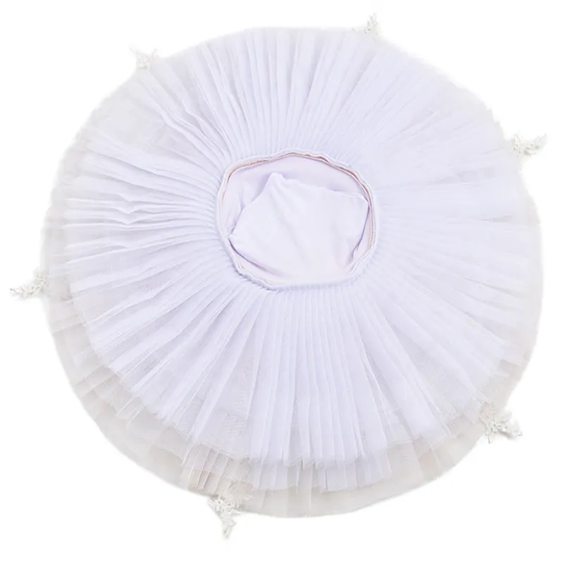 Children's Little Swan Ballerina Ballet dance dresses kids tutu Skirt Classical flat tutu ballet performance costumes for girls
