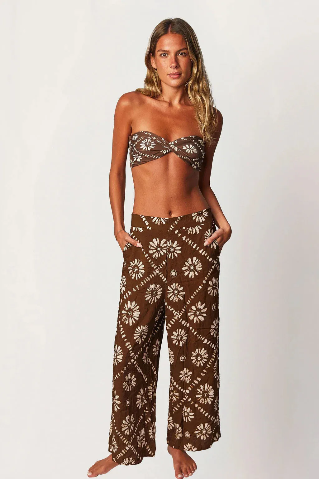 Citrine Jojo Pants Vintage Floral