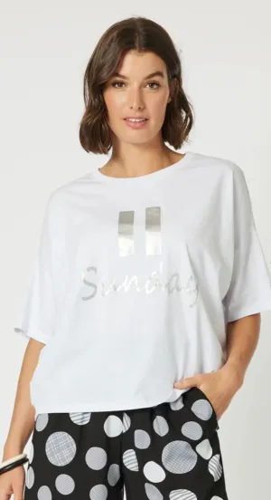 Clarity Happy Sunday tee