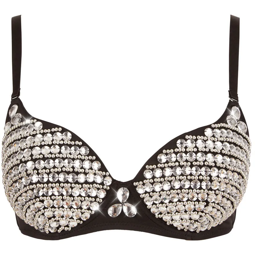 Cottelli Party Rhinestone Pearl Bra