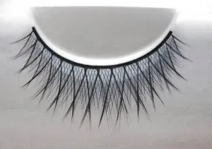 Criss Cross Pattern False Eyelashes Black