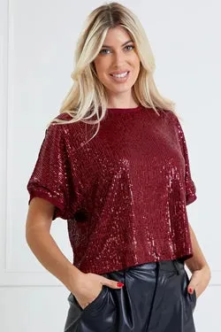 Dallas Sequin Blouse