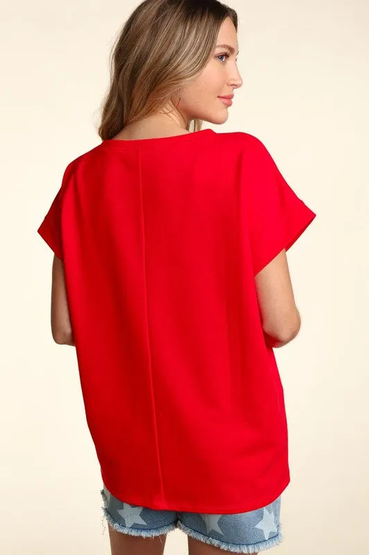 DOLMAN FIREWORK SEQUIN OVERSIZED KNIT TO