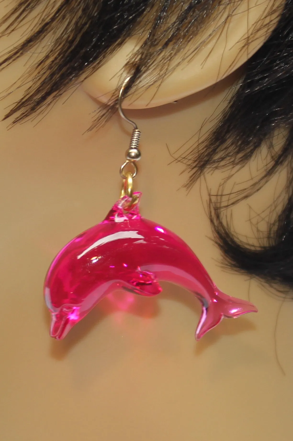 Dolphin Plexi Earrings